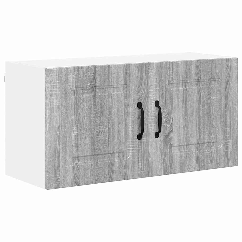 Kitchen Wall Cabinet with Shelf Grey Sonoma 80 x 31 x 40 cm